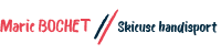 Marie BOCHET – Skieuse handisport Logo
